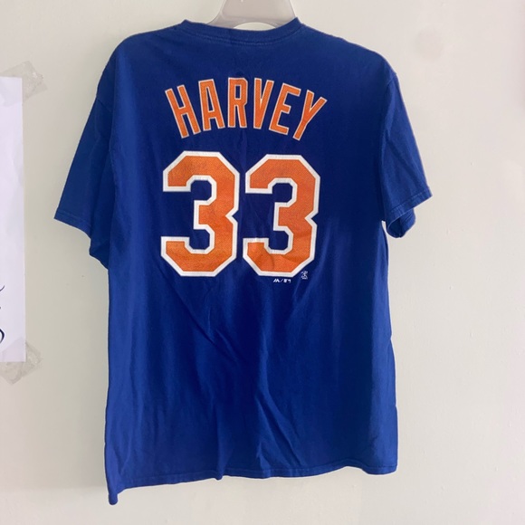 Matt Harvey Mets Jersey Shirt (Bin A) - Picture 2 of 3